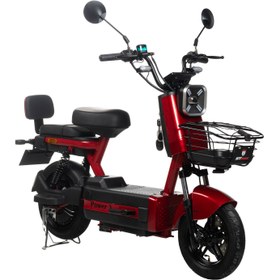 Resim Stmax Power X Elektrikli Moped Kırmızı 