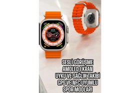 Resim Ceylan Adam Yeni Nesil Akıllı Saat Nabız Ölçer Sağlık Ölçer ve Kalori Ölçer Uyku Takibi Nfc Özelliği 