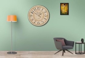 Resim Saat00196 Ahşap Duvar Saati Ebat 70 cm 
