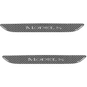 Resim Yunboo Tesla Model S Kapı Basamak Koruyucu, Karbon Fiber Dekoratif Aksesuar, Kolay Kurulum, Stili Ve Korumayı Birleştirir 