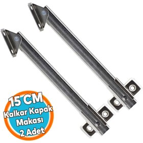 Resim NZB Kalkar Kapak Makası Dolap Çekmece Metal 15 Cm Sessiz Açma kapama Amortisör Piston 2 Adet 