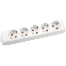 Resim Viko Kablosuz Grup Priz Çocuk Korumalı 5li 16A Beyaz 90113500 