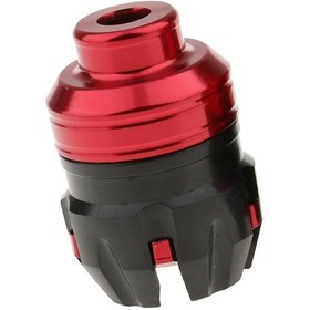 Resim Suntek 15 MM Ön Arka Tekerlek Için Çerçeve Çarpma Kaydırıcı Çatal Koruyucu Kapak - Kırmızı 