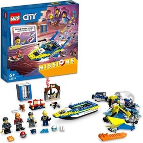 Resim LEGO® City 60355 Su Polisi Dedektif Görevleri 278 Parça 