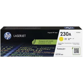Resim HP 230A Yellow Sarı 1.800 Sayfa Kapasiteli Toner W2302A 