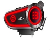 Resim A30-2x Waterprof 2x Eşleşmeli Motosiklet İnterkom Bluetooth Kask 