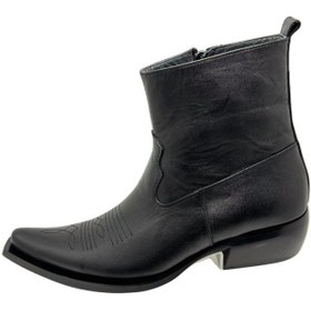 Resim bayscarpa man Hakiki Deri Western Bot Armalı Fermuarlı 