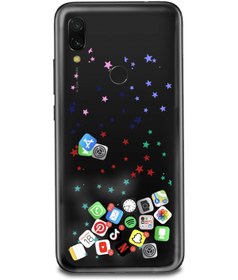 Resim PERAX Huawei P20 Lite Sosyal Medya Icon Baskılı Telefon Kılıfı Hweip20lt-00001030-92 Uyumlu 