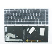 Resim HP Uyumlu Elitebook 840 G5 Klavye Tuş Takımı Siyah Tr Işıklı N11.14247 