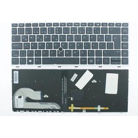 Resim HP Uyumlu Elitebook 840 G5 Klavye Tuş Takımı Siyah Tr Işıklı N11.14247 
