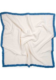Resim Cigit Kalın Biyeli Dört Kat Ham Battaniye 85x90 İndigo Indigo 