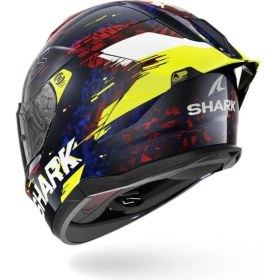 Resim Shark Skwal Cup Speed Vıb Mavi Kırmızı Sarı Kapalı Kask 
