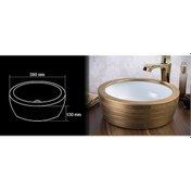 Resim Lena Tezgah Üstü Çanak Lavabo E -8122 