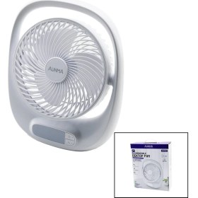 Resim USB 7 Inç- 20CM Masa Üstü Fan Vantilatör Işıklı 5W 180 Derece 3 Kademe Hız - 3 Pervane STAND=24.8X30.5X8CM Aufn-01 (5256) 