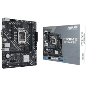 Resim Asus Prıme H610M-K D4 Ddr4 3200MHZ 1xvga 1xhdmı 1xm.2 USB 3.2 Matx 1700P (12. / 13. ve 14. Nesil Işlemci Uyumlu) 
