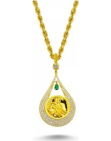 Resim Altın Osmanlı Tugralı Taşlı Kolye N11.13930 