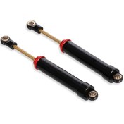 Resim Leezsing Axial Scx10 Ve Trx-4 İçin 110mm Metal Tek Tüp Amortisör Seti - Siyah, 2 Parça 