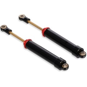 Resim Leezsing Axial Scx10 Ve Trx-4 İçin 110mm Metal Tek Tüp Amortisör Seti - Siyah, 2 Parça 