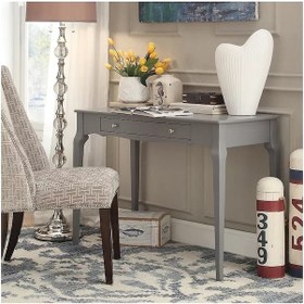 Resim Wooding 100 Cm Masif Gri Lake Bonamy Çalışma Masası Gri 