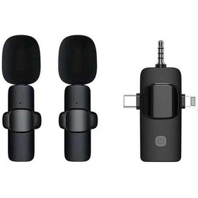 Resim Daytona K9 Wireless 3IN1 (Kablosuz Mikrofon) Type-C - Lightning - 