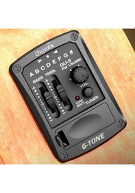Resim Cherub Gu-3 Ukulele Preamfi + Eq 2 Band Ekolayzer Dahili Tuner 