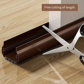 Resim PVC Kapıların Altına Tasarlanmış Rüzgarı Engellemek, Gürültüyü Azaltmak ve Farelerin Girmesini Önlemek İçin Yün Kemer Sızdırmazlık Şeridi. 