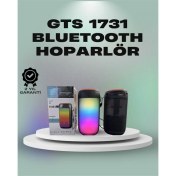 Resim Techno Stock Gts 1731 Mini Bluetooth Hoparlör – Led Işıklı, Taşınabilir Ve Çok Fonksiyonlu 