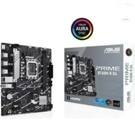 Resim Asus Prıme B760M-R-D4 2600 MHz 1700P DDR4 Matx Anakart 