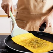 Resim Silikon Pişirme Araçları Seti - Pancarları, Yumurtaları, Balıkları Döndürmek İçin Isıya Dayanıklı, Yapışmaz Mutfak Araçları - Şükran Günü, Noel, Cadılar Bayramı, Paskalya, Hanukkah İçin İdeal - Yeşil Spatula Dahil 