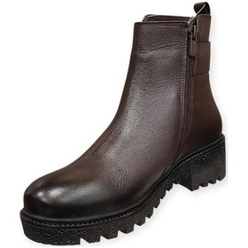 Resim Venüs 1950839k Su Geçirmez Waterproff Topuklu Kadın Deri Bot Kahve 