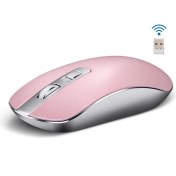 Resim Hp S4000 Wireless Kablosuz Sessiz Mouse Pembe-Gri 
