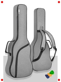 Resim markentegra Kalın Dolgulu Klasik Gitar Çantası - Gigbag Kılıfı 