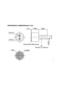 Resim Elektret Kapasitif Mikrofon Kapsülü 6Mm 