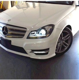 Resim Mercedes C180 W204 Viraj Aydınlatma Ampulü H7 6000k Beyaz Işık Led Effect 
