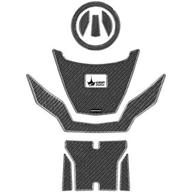 Resim Aprilla Tuono-660/factory 2025 Depo Ve Depo Kapağı Koruma 6d Karbon Tank Pad 