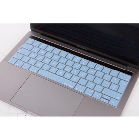 Resim Apple Uyumlu MacBook Pro Klavye Koruyucu Uk-eu İngilizce Touchbarlı A1706 A1989 A2159 A1707 A1990 İle Bebe Mavisi 