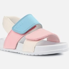 Resim Vicco Krixi Hafif Kız Okul Öncesi Beyaz/pembe Sandalet Beyaz - Pembe 