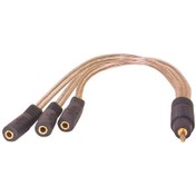 Resim 3.5 Mm Stereo Kulaklık Fişi Çoklayıcı 1 Erkek 3 Dişi 5+1 Ka 