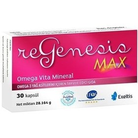 Resim Regenesis Max Omega-3 28 Mg 30 Kapsül 