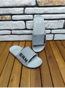 Resim BRN Kaymaz Taban , Banyo, Deniz, Havuz, Plaj, Günlük,gri, Unısex Terlik - Grii 