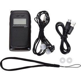 Resim Xixi Shop HRD-727 Taşınabilir Mini Fm Radyo Dijital Ekranlı (Yurt Dışından) 