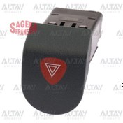 Resim Dörtlü Flaşör Düğmesi Kangoo Oem No:7700308821 