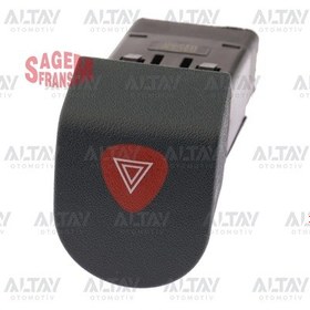 Resim Dörtlü Flaşör Düğmesi Kangoo Oem No:7700308821 