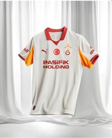 Resim Galatasaray S.k. Beyaz Forma 25/26 Deplasman Forması Erkek Forma Beyaz 
