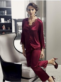 Resim Kısa Saten Gecelik Sabalık 6'lı Takım - 9060 001 