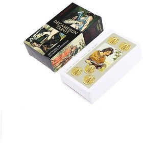 Resim Decameron Tarot Kağıdı Tarot Destesi 