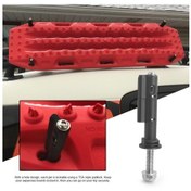 Resim Maxtrax Mkıı Kurtarma/kurtarma Çekiş Plakası İçin Kilitlenebilir Hırsızlık Önleyici Güvenlik Montaj Pimi Seti 1100 