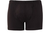 Resim Siyah Trendy Hipster 2'li Pamuklu Boxer Seti Kigili