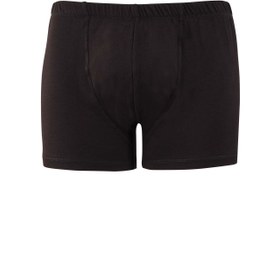 Resim Siyah Trendy Hipster 2'li Pamuklu Boxer Seti 