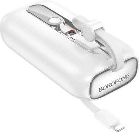 Resim Borofone 10000mAh Powerbank iPhone ile Uyumlu Şarj Seviyesi Led Gösterli Kompak Tasarım Güç Bankası BJ46 